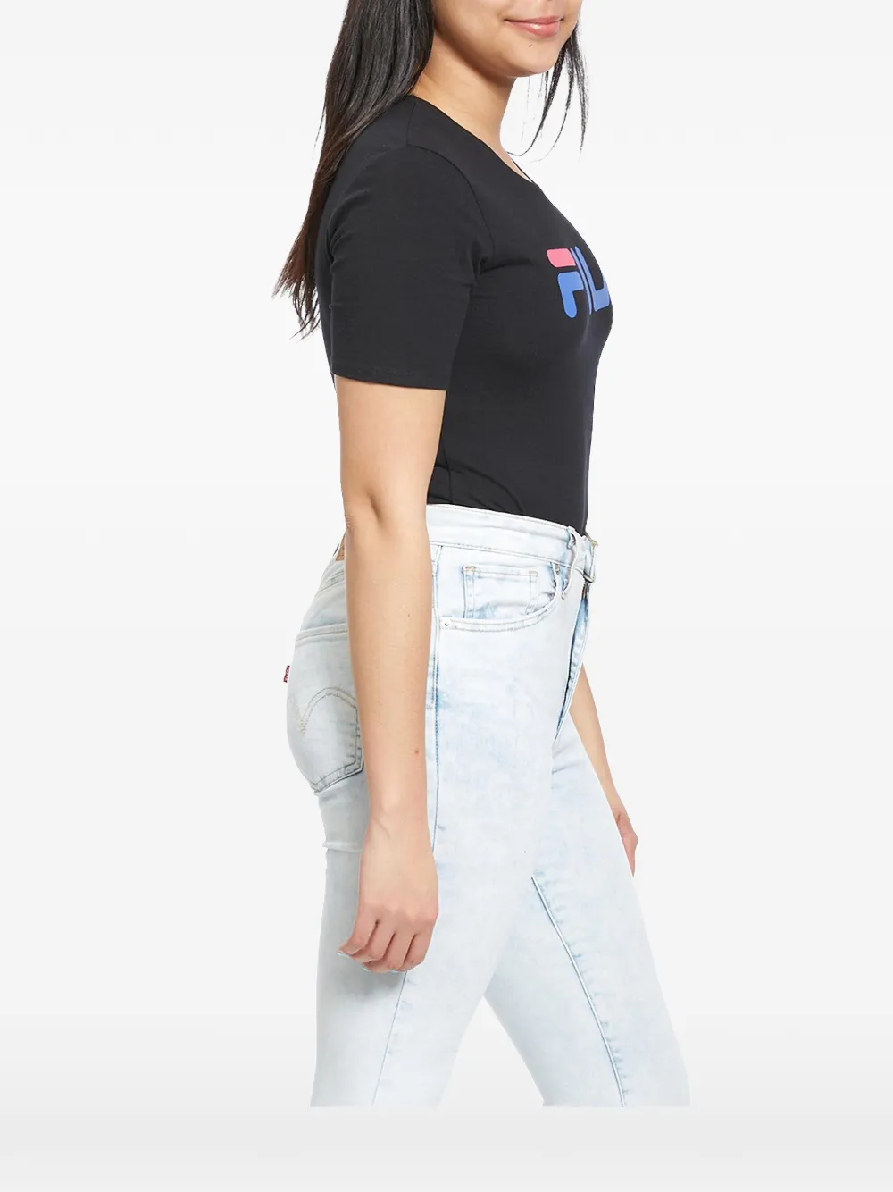 Fila Daisy high-top body met logoprint Zwart