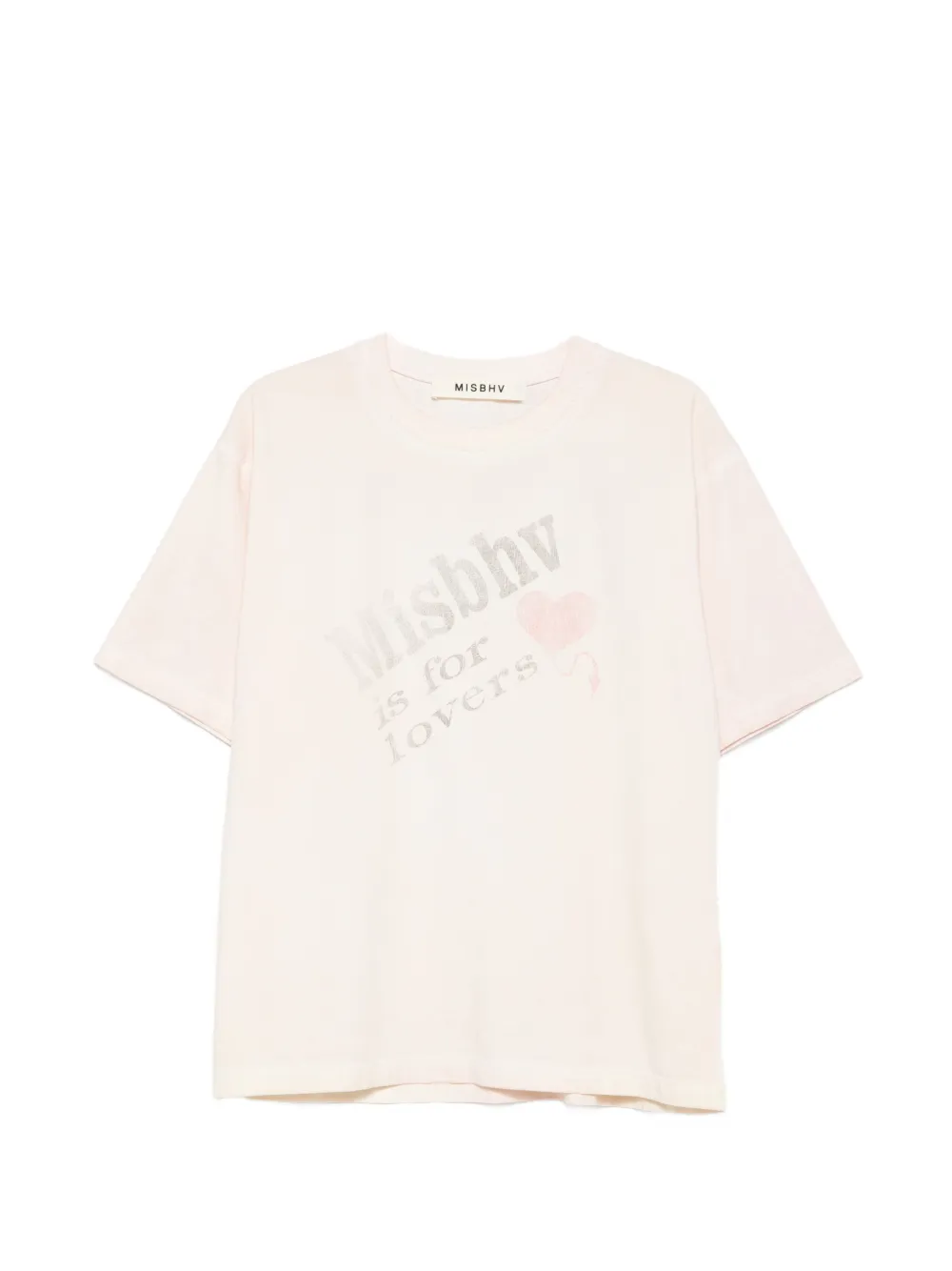 MISBHV printed T-shirt - Toni neutri