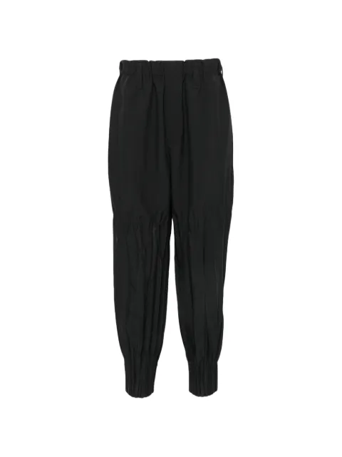 Issey Miyake Men pleated-cuff elasticated-waist trousers