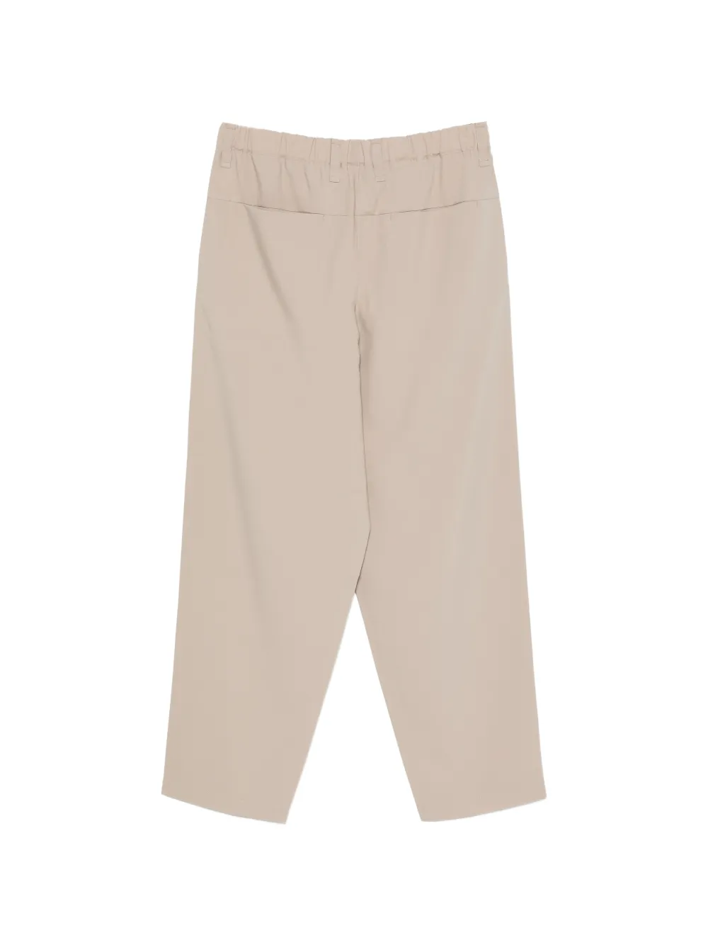 Issey Miyake Men Broek met elastische tailleband Beige