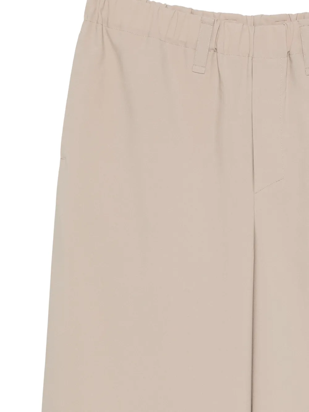Issey Miyake Men Broek met elastische tailleband Beige