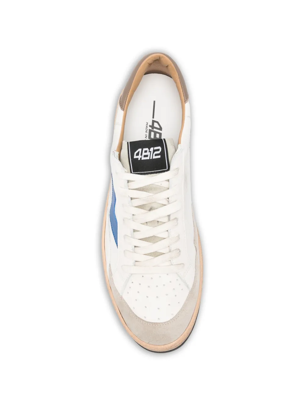 4B12 Playnew panelled sneakers Wit