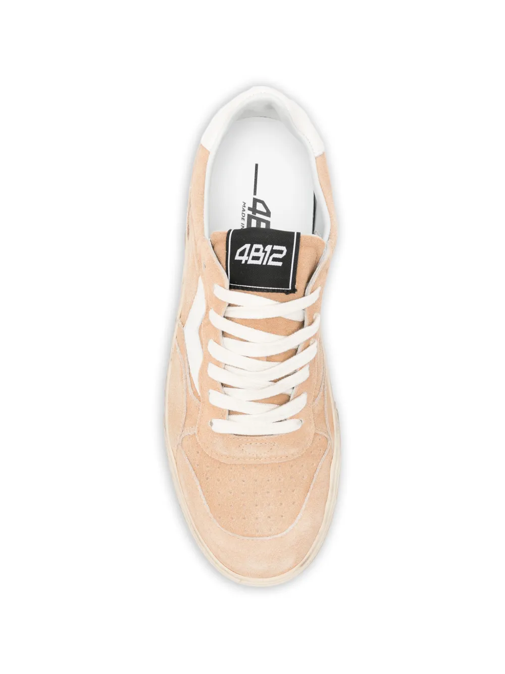 4B12 Hyper panelled sneakers Beige