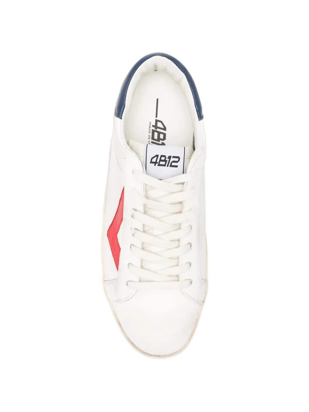 4B12 Suprime leather sneakers Wit