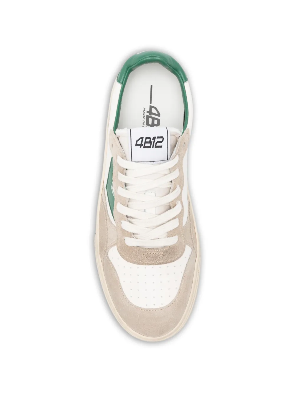 4B12 Hyper panelled sneakers Wit