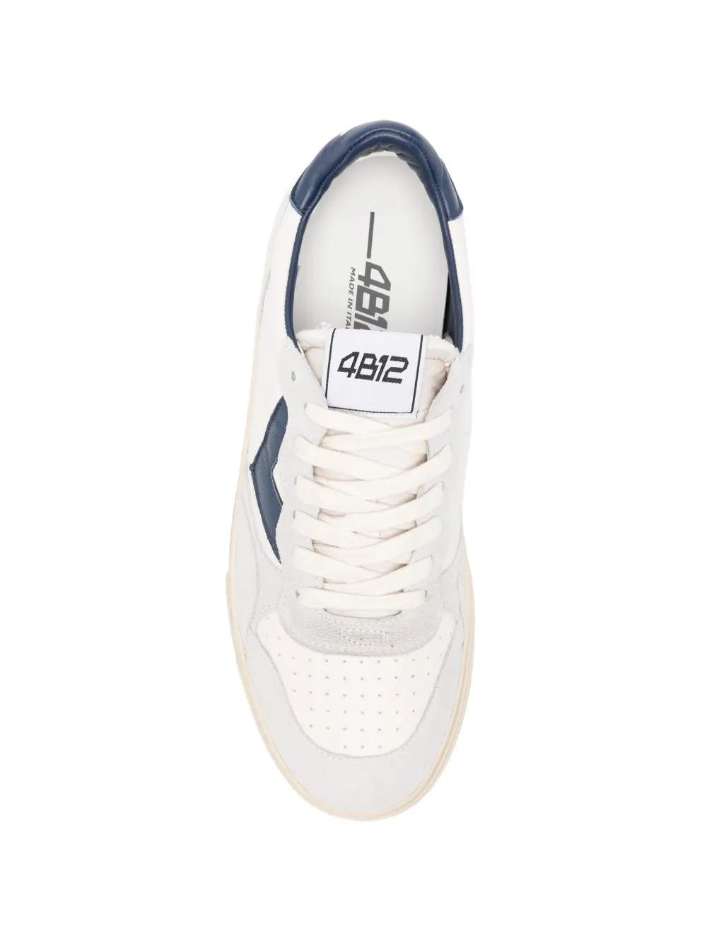 4B12 Hyper panelled sneakers Wit