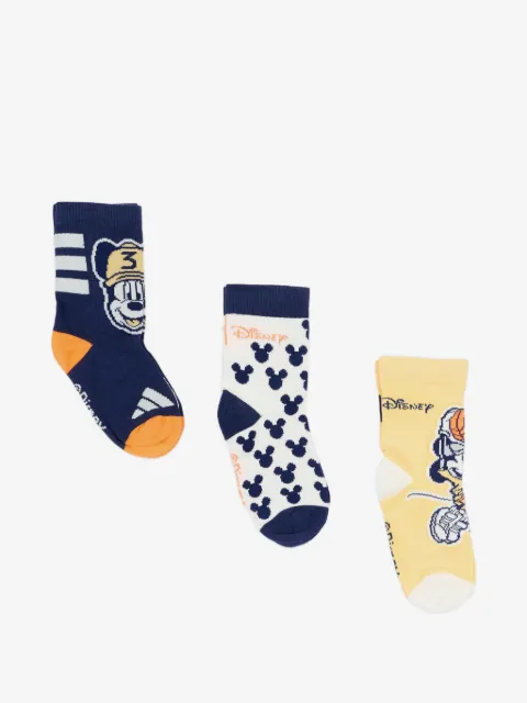 adidas Kids 3-pack strumpor med Musse Pigg-motiv