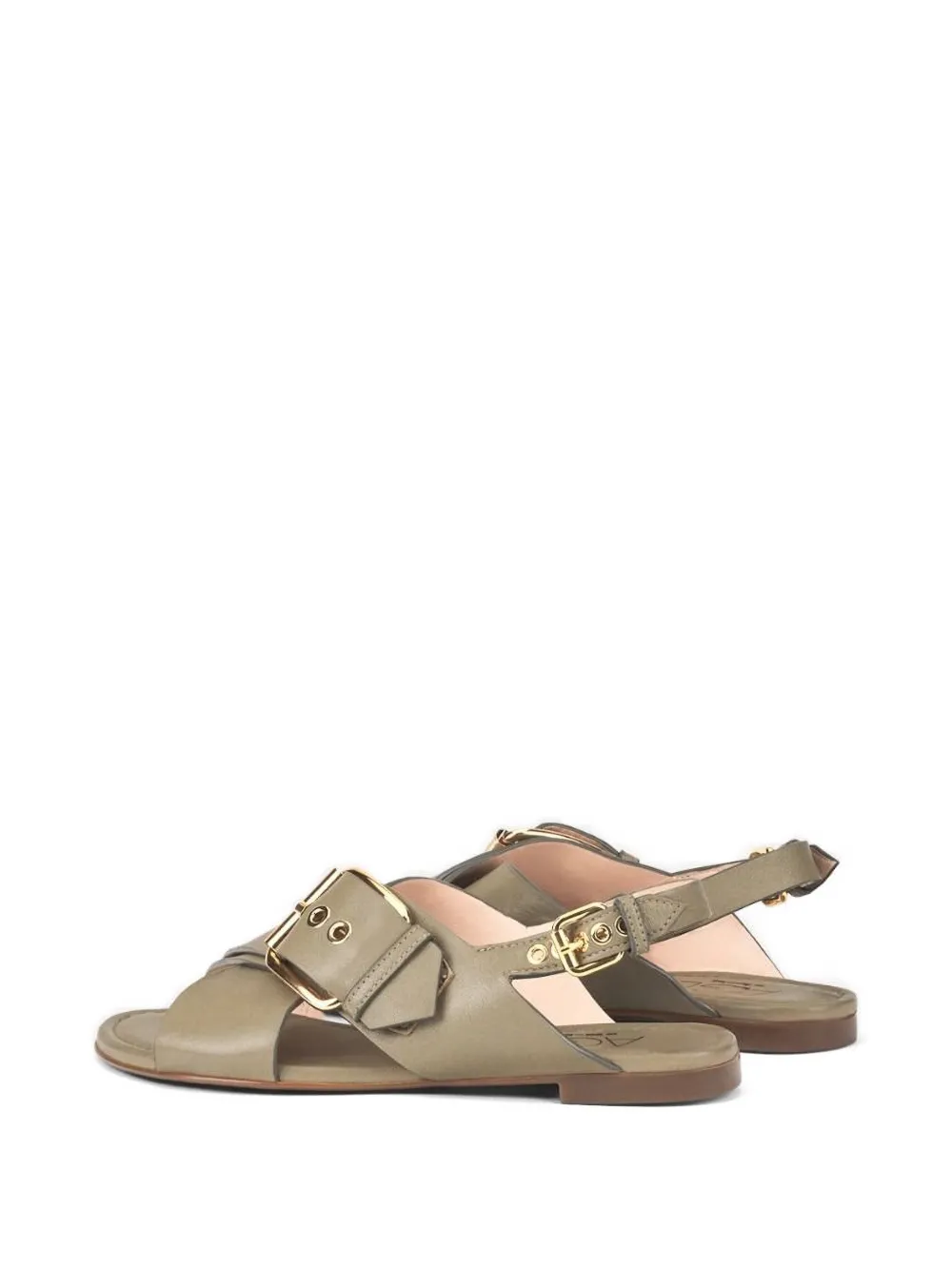 AGL Summer criss-cross sandals Groen