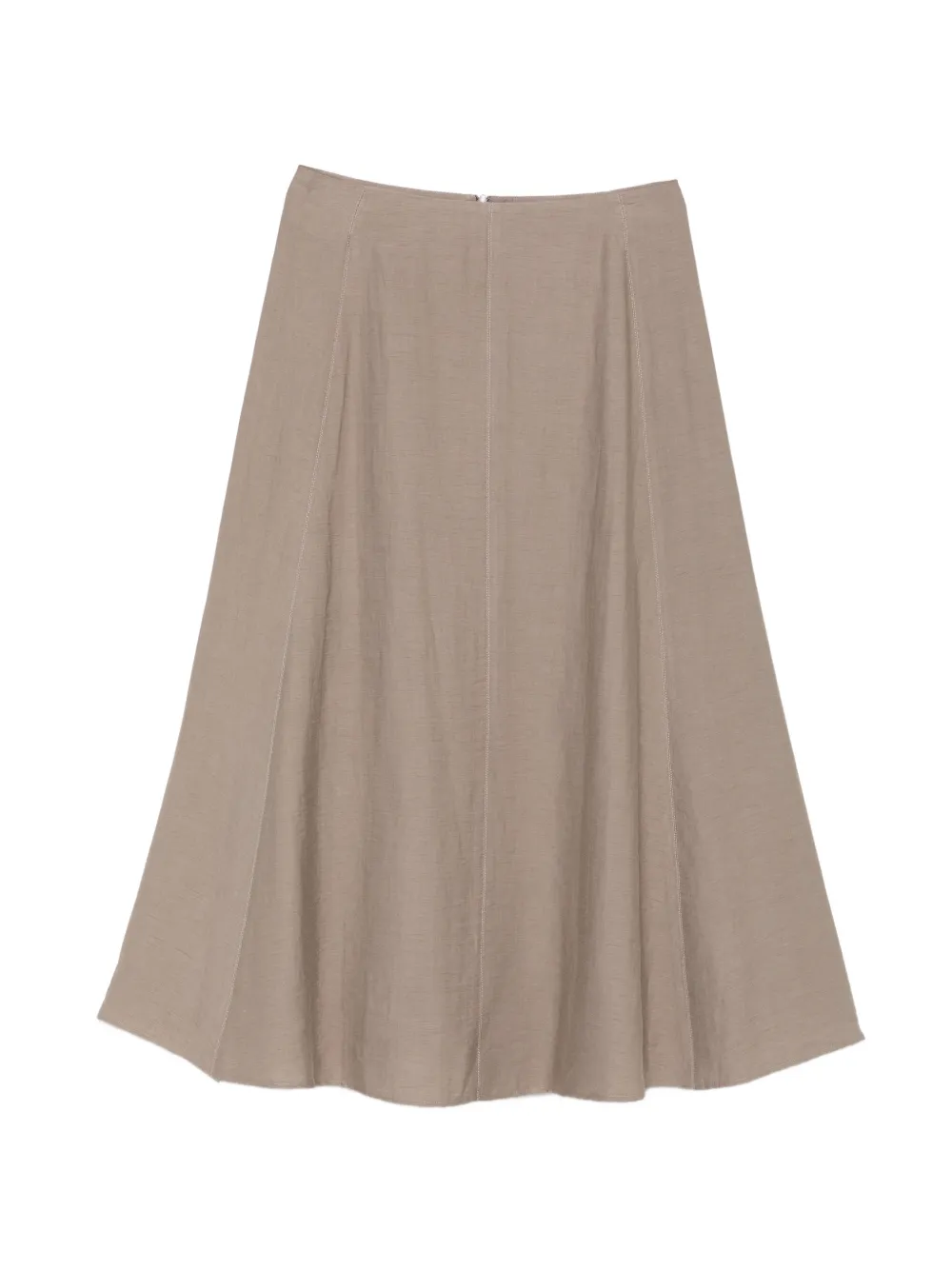 Peserico panelled A-line midi skirt - Toni neutri