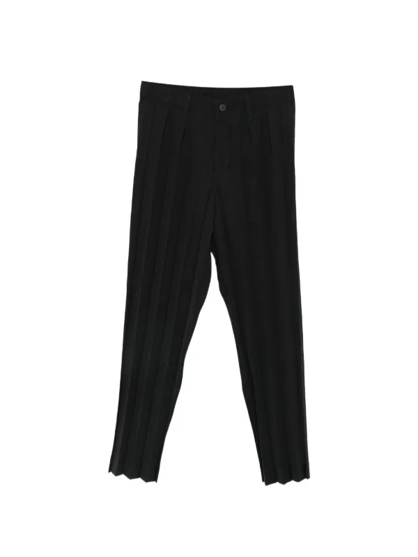 Homme Plissé Issey Miyake Edge Ensemble パンツ | ブラック