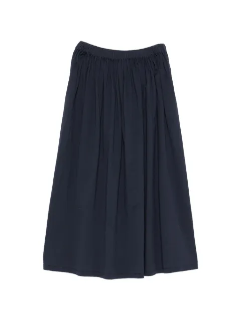 Ma'ry'ya elasticated-waistband midi skirt