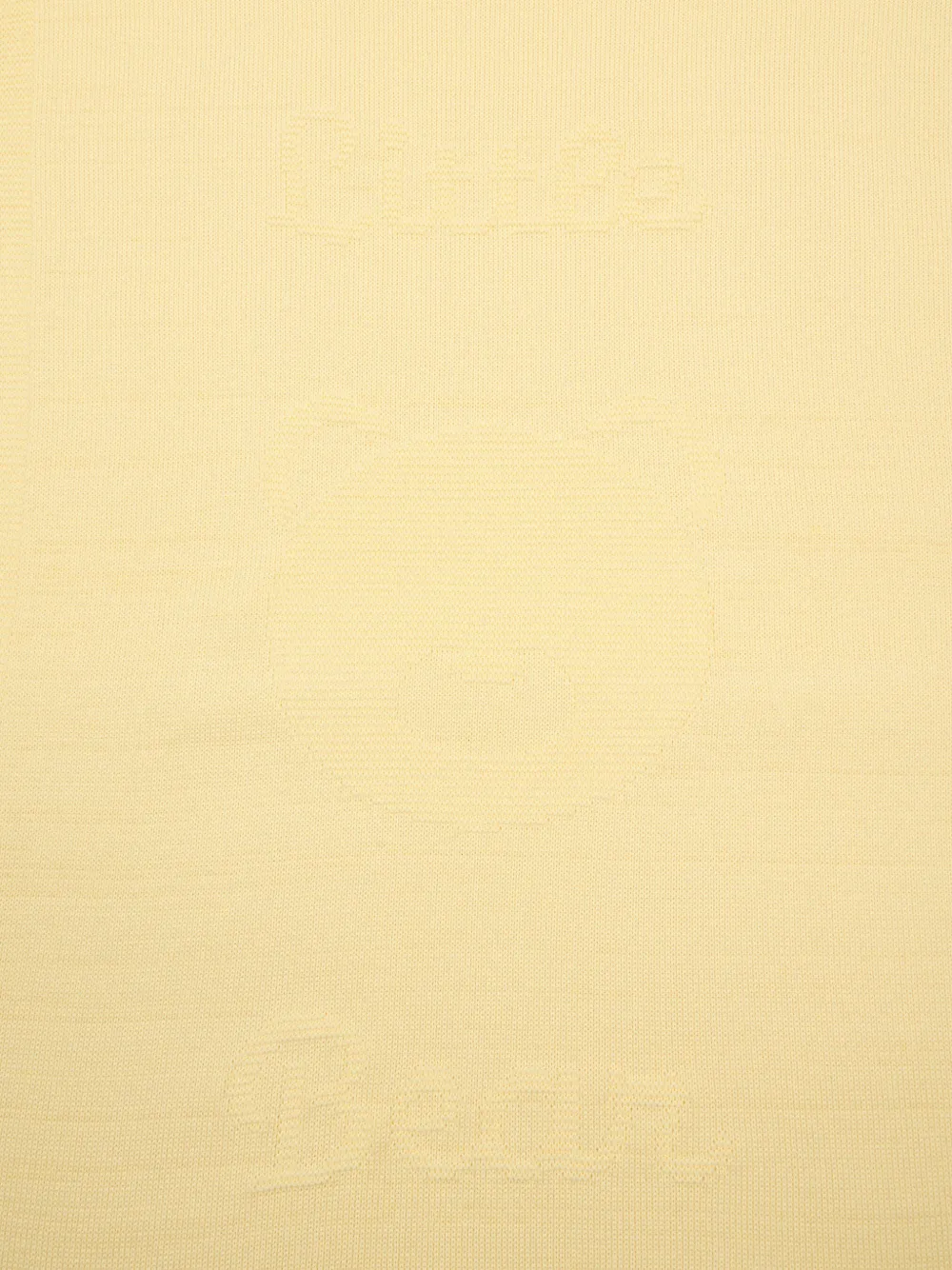  Little Bear Knitted Blanket - Yellow 