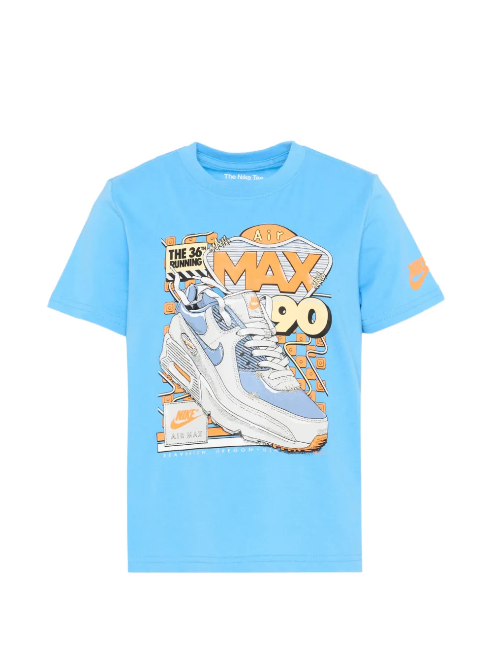 Nike Kids short-sleeve graphic T-shirt - Blu