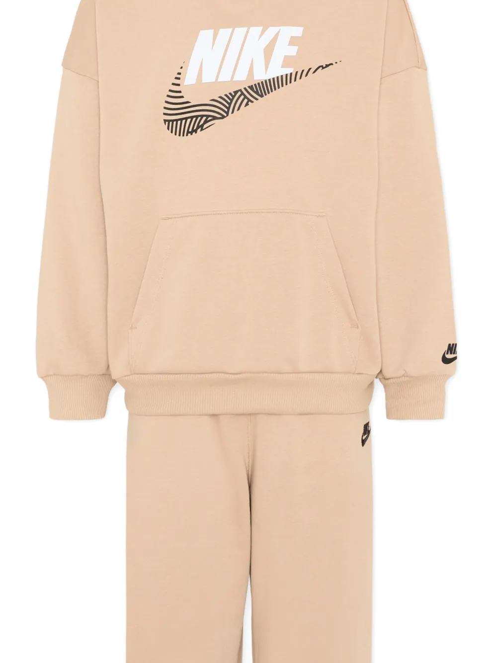 Nike Kids Trainingspak met logo Beige