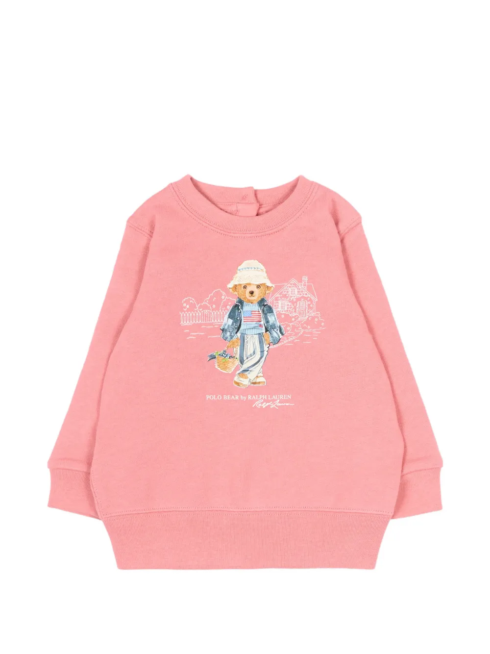 POLO RALPH LAUREN KIDS Polo Bear sweatshirt - Rosa
