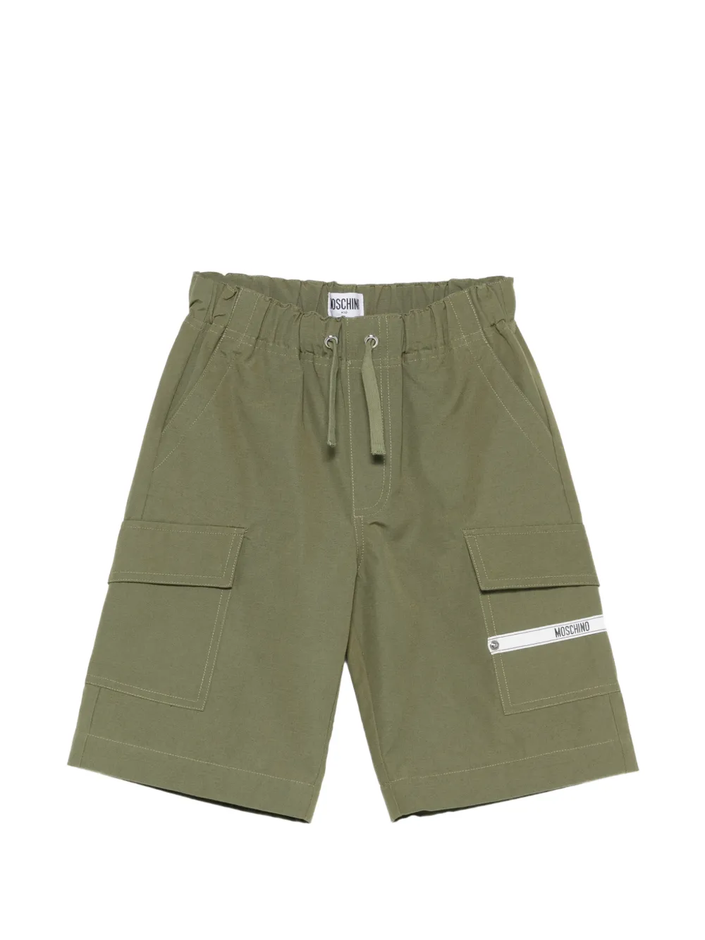 Moschino Kids cargo shorts - Verde