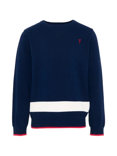 TRUSSARDI JUNIOR logo cotton sweater