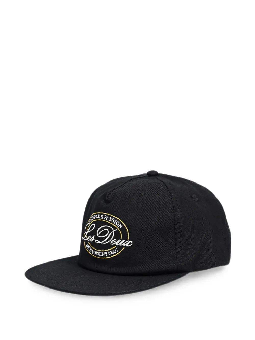 Les Deux Glen logo-embroidered baseball cap - Nero