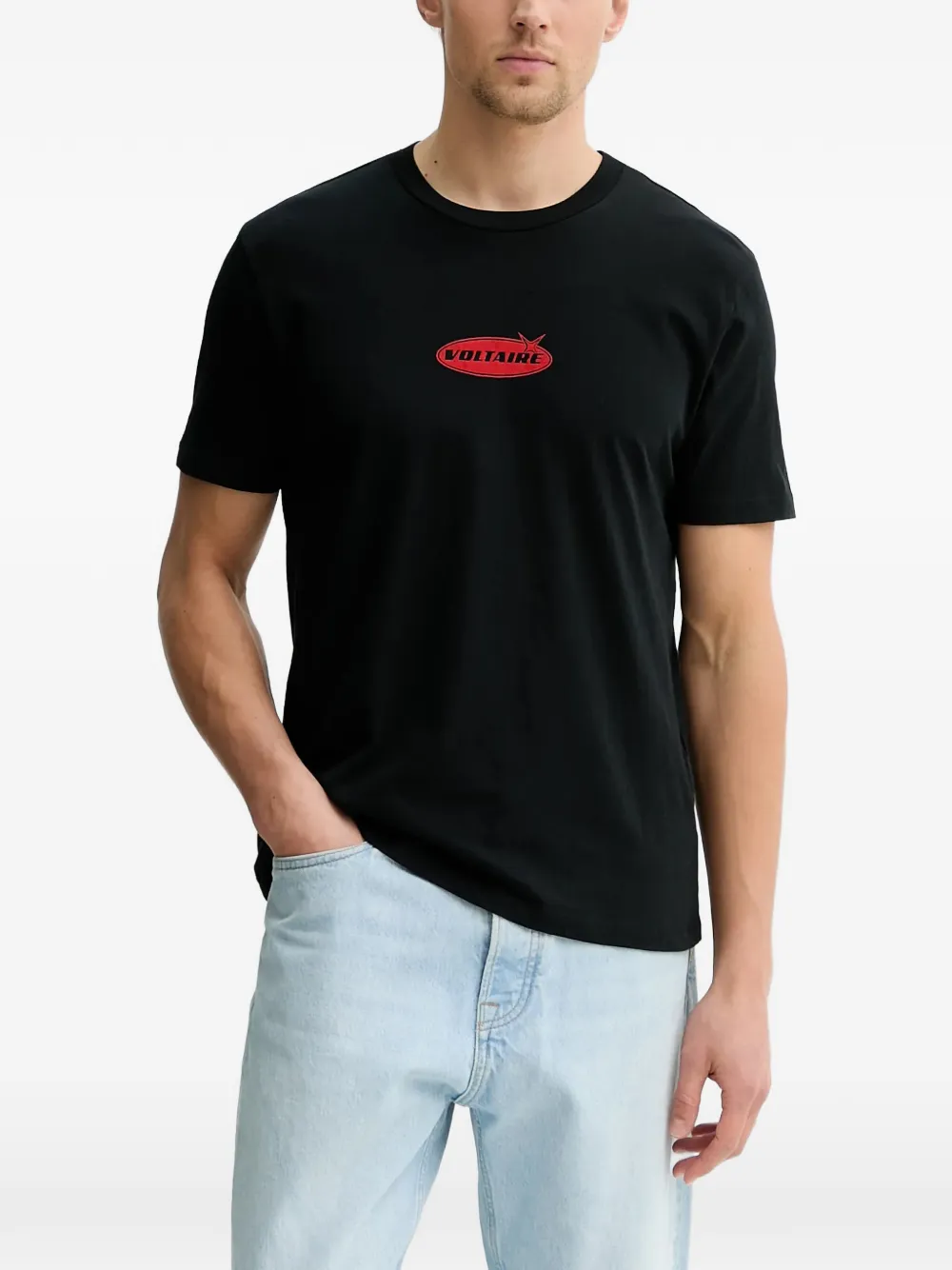 Zadig&Voltaire Tommy T-Shirt mit Logo-Print - Schwarz