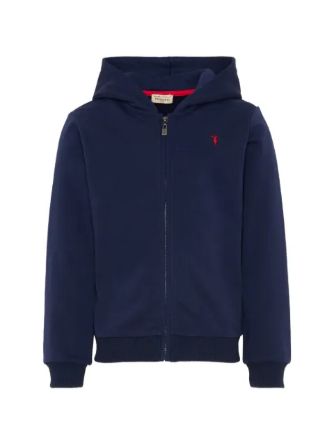 TRUSSARDI JUNIOR sudadera con capucha y cremallera