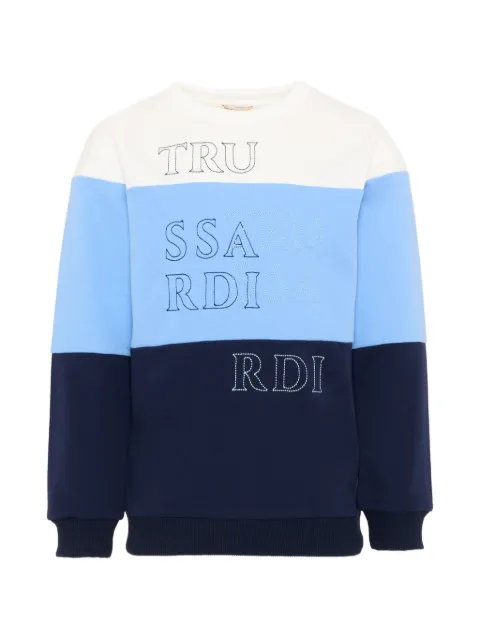 TRUSSARDI JUNIOR sudadera con diseño color block