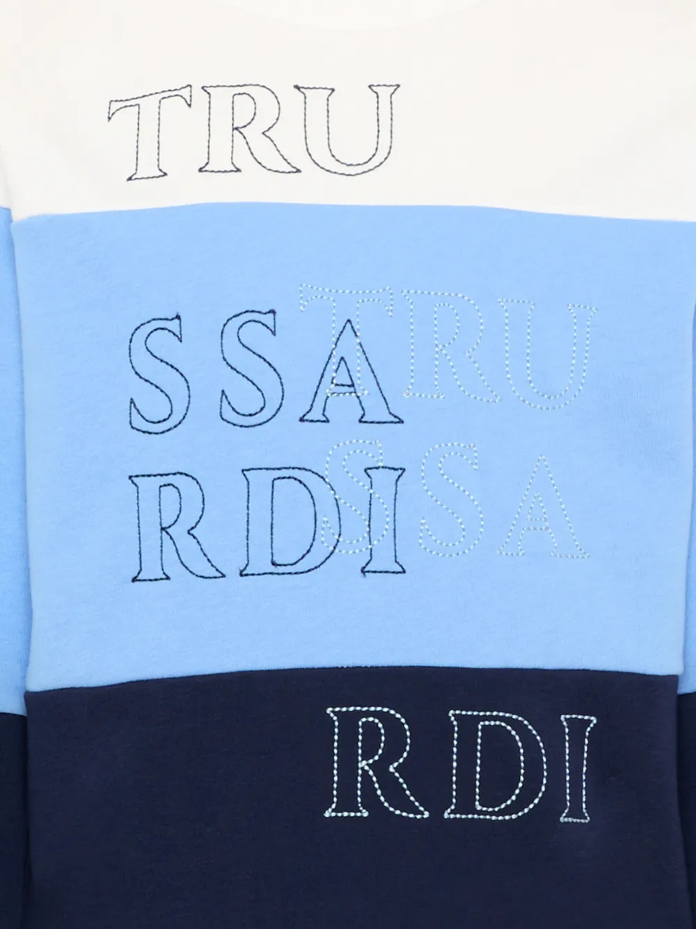  Trussardi Junior Colourblock Sweatshirt - Blue 