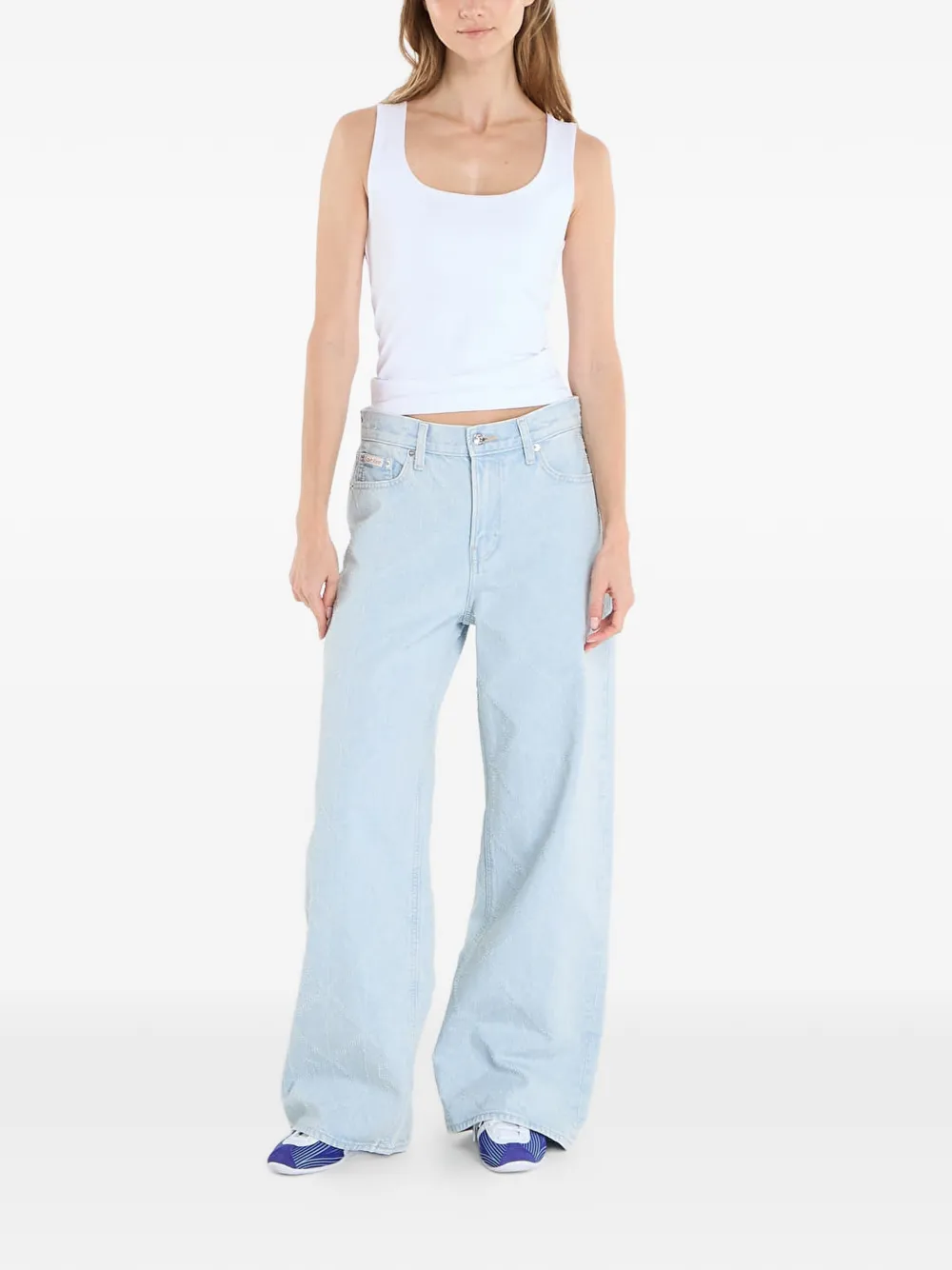  Calvin Klein Wide-leg Jeans - Blue 