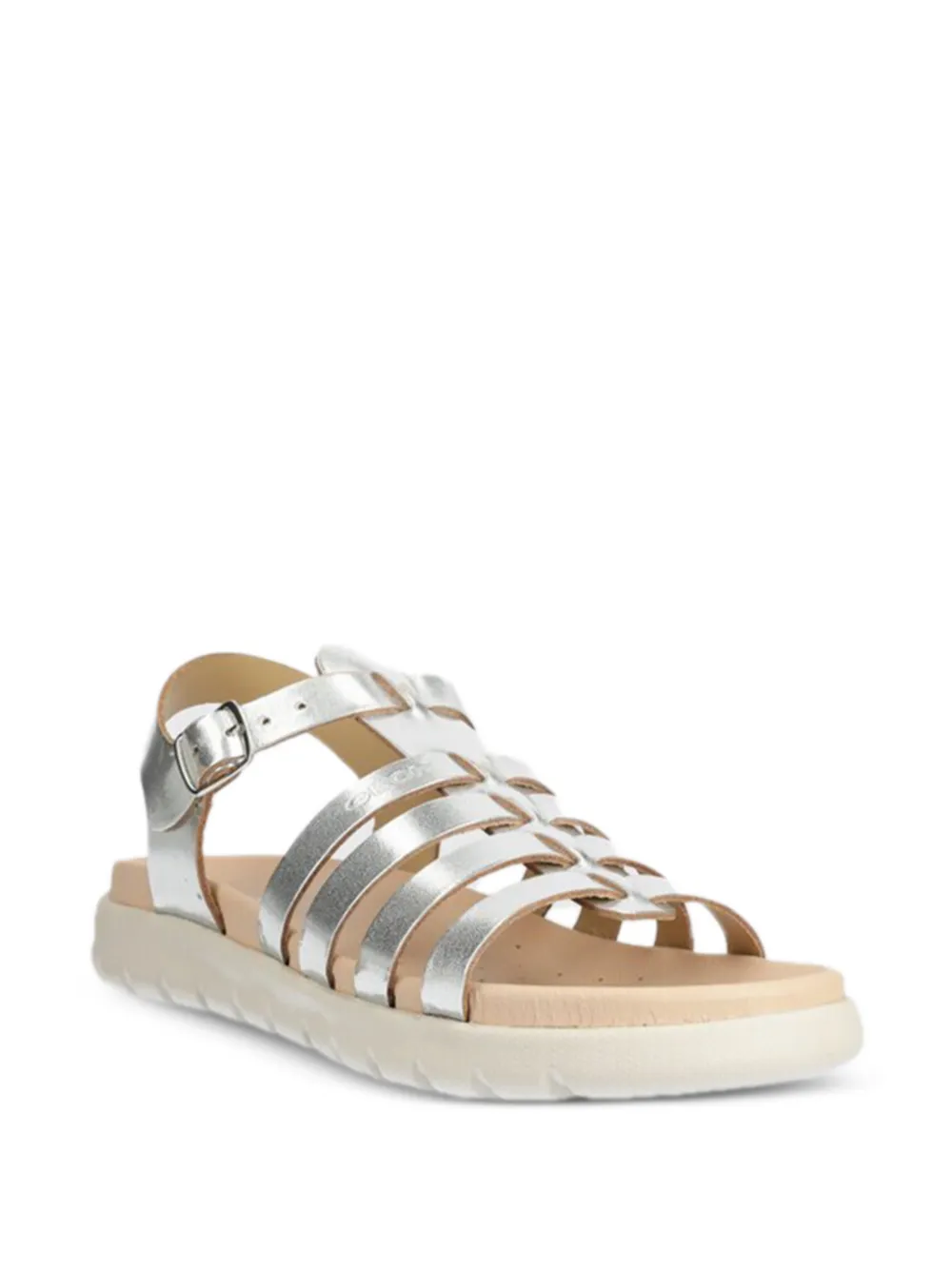 Geox Kids Soleima buckled sandals - Argento