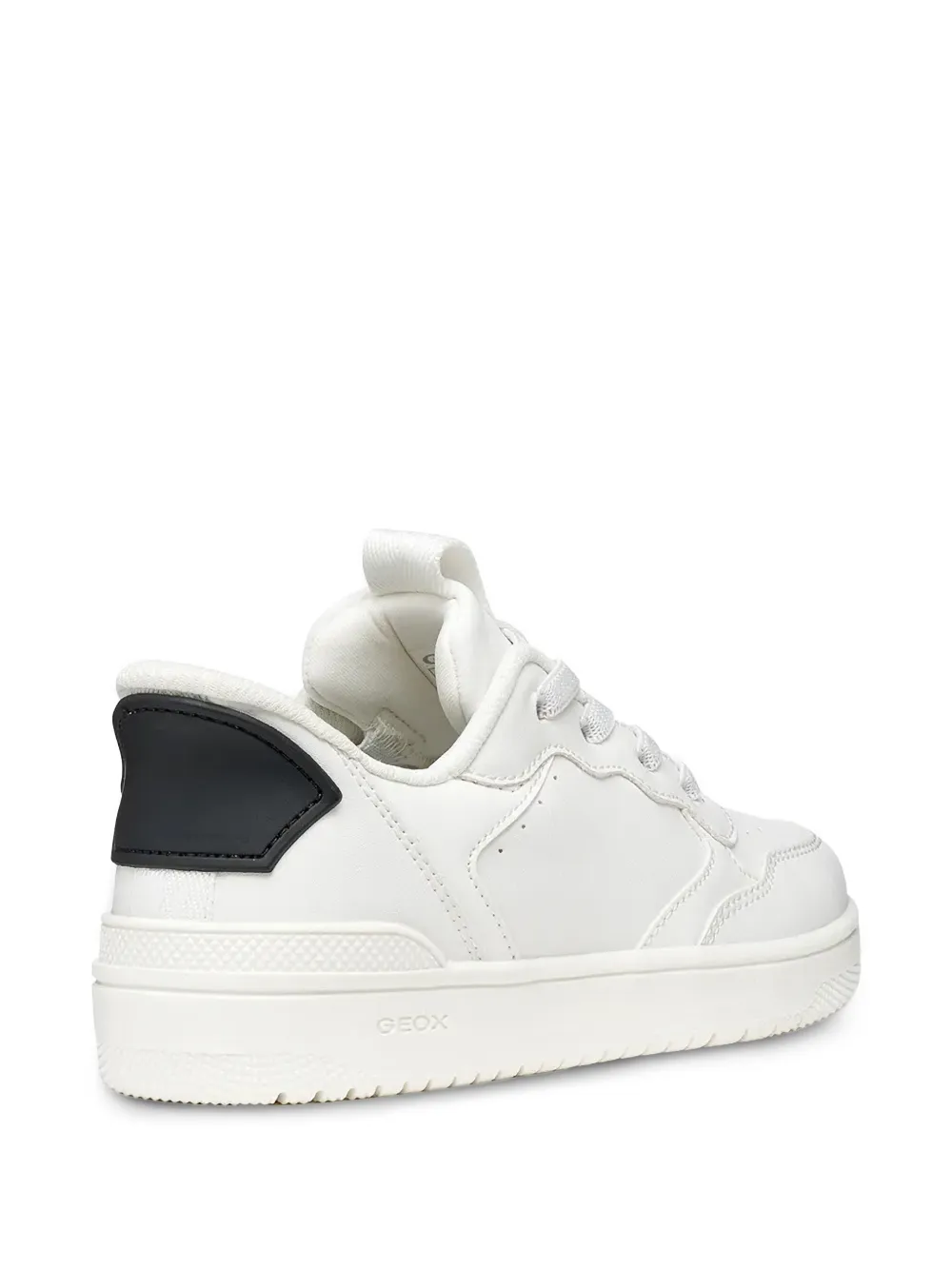 Geox Kids Wasiba perforated panelled sneakers Wit