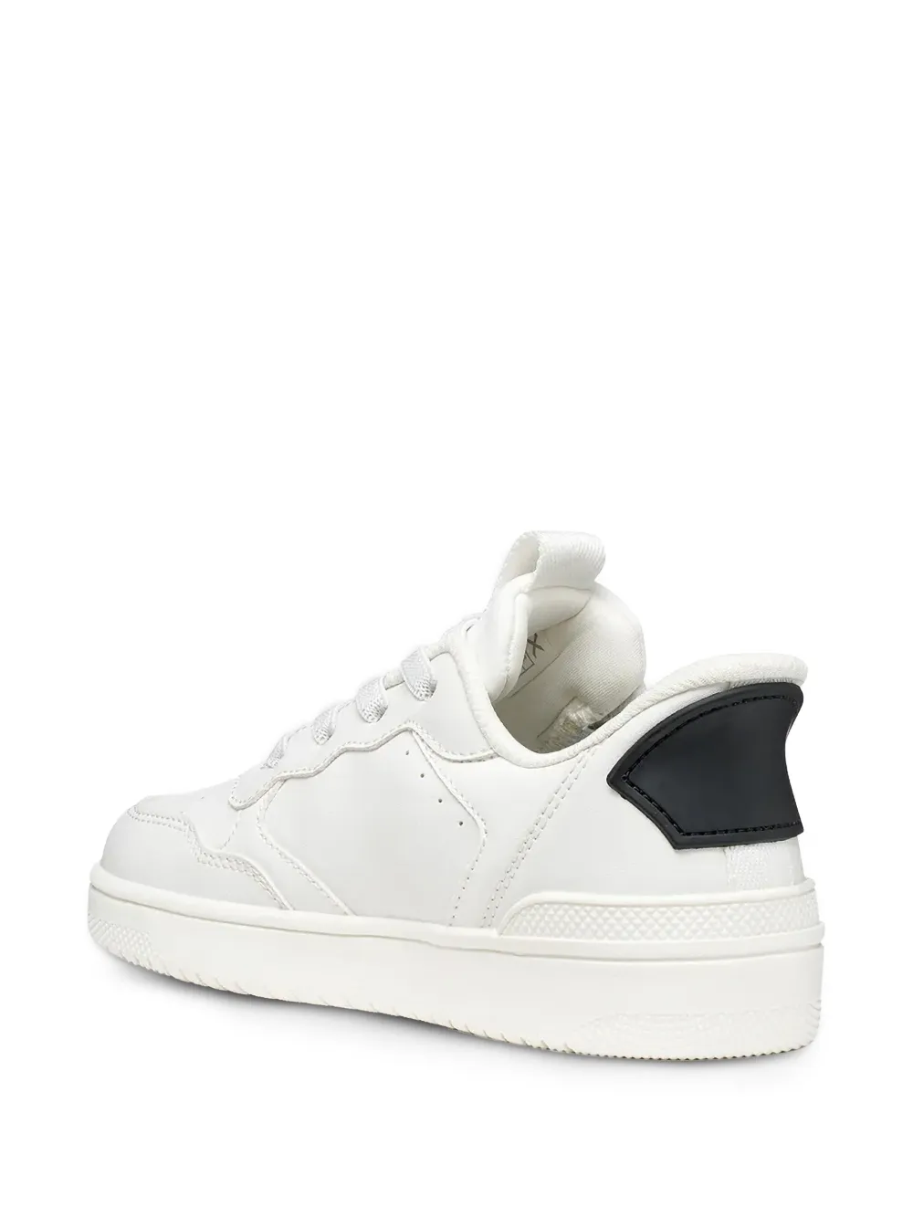 Geox Kids Wasiba perforated panelled sneakers Wit