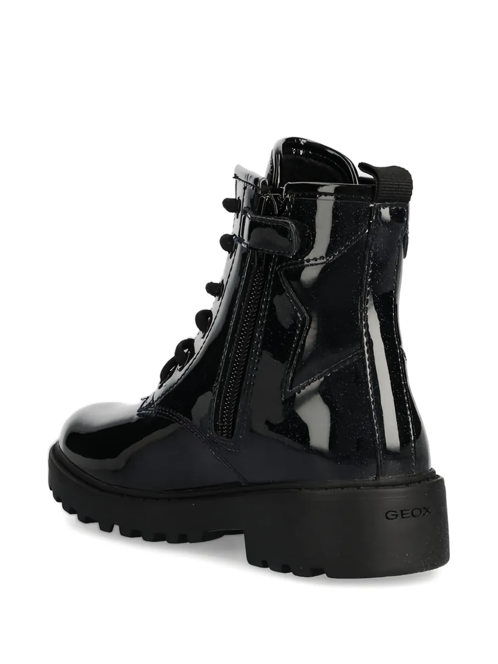 Geox Kids Casey lace-up boots Zwart