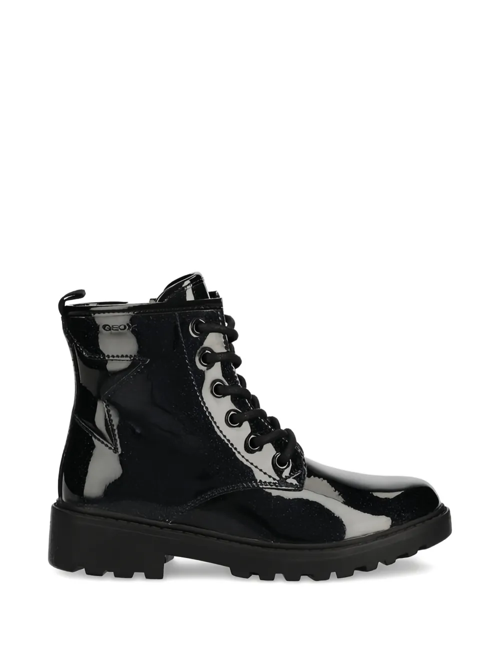 Geox Kids Casey lace-up boots Zwart