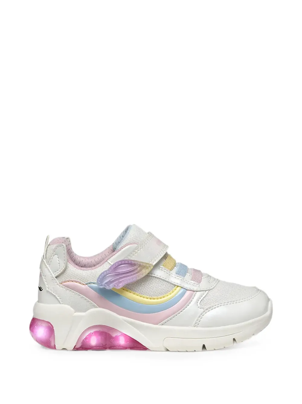 Geox Kids Fadinlight touch-strap sneakers Wit
