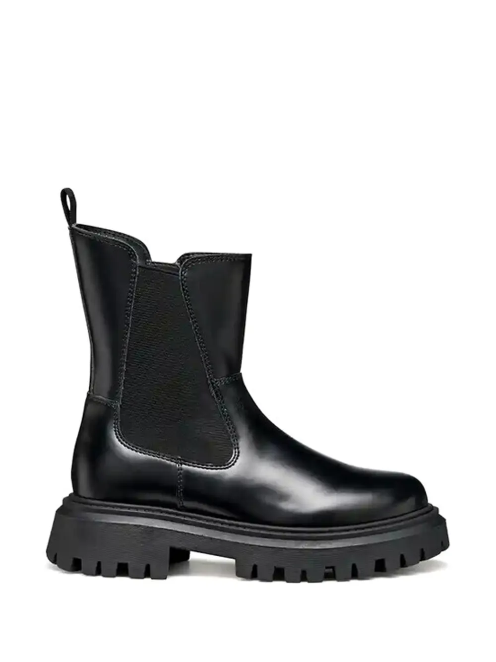 Geox Kids Maquinnens laarzen met chunky zool Zwart
