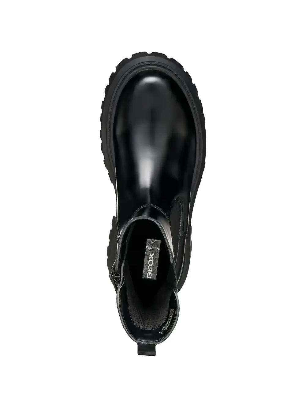 Geox Kids Maquinnens laarzen met chunky zool Zwart