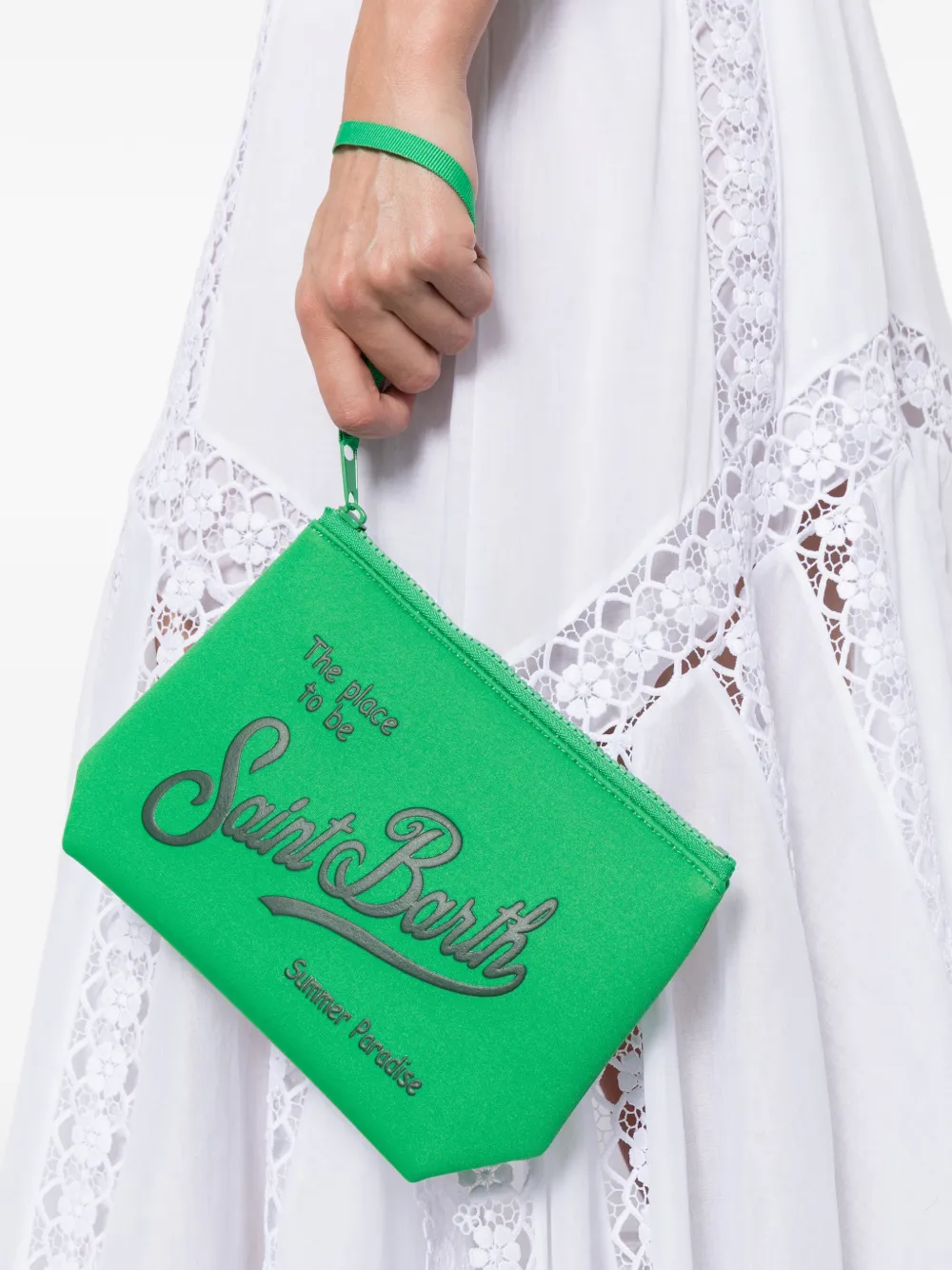 MC2 Saint Barth Aline clutch Groen