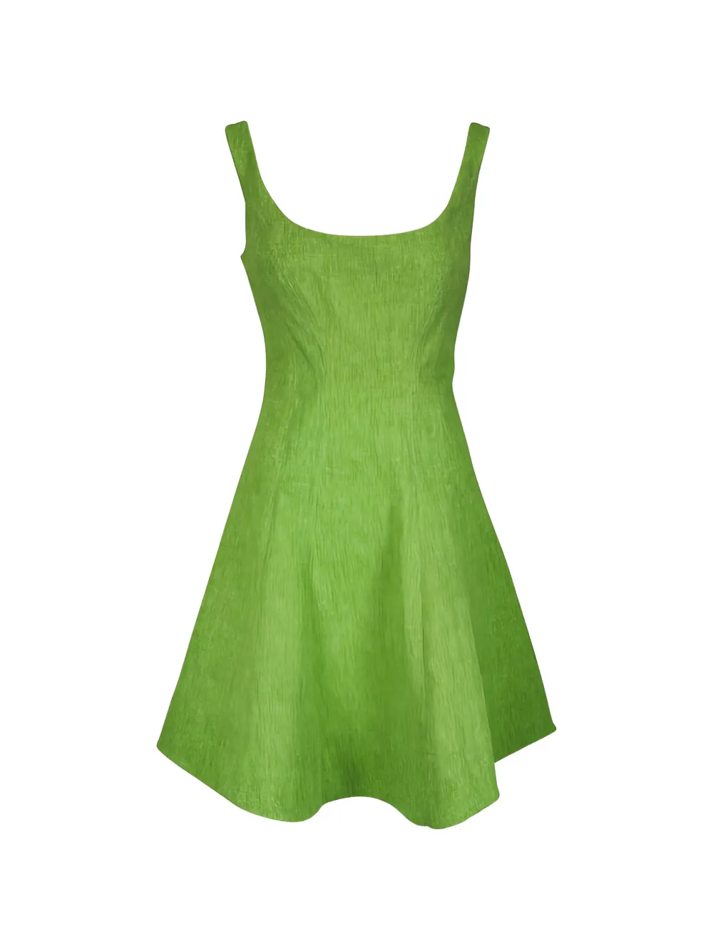 Lela Rose square-neck mini dress - Verde