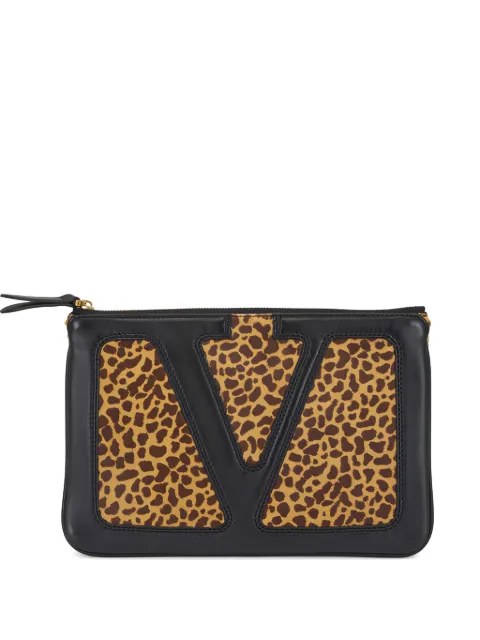 Valentino Garavani bolsa de mano con animal print