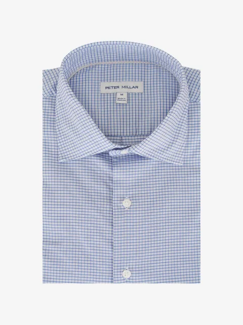 Peter Millar قميص بنقش كاروهات