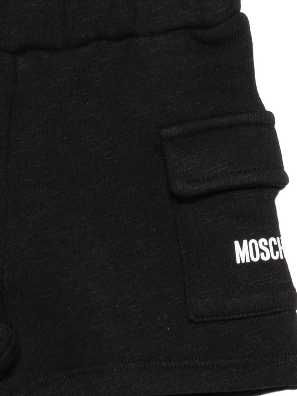 Moschino Kids Cargo shorts Zwart