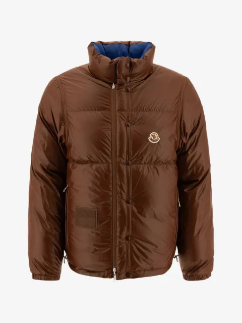 Moncler chamarra capitonada reversible con monograma