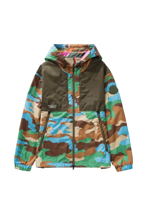 Moncler Kounde camouflage hooded jacket