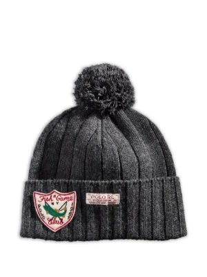 Polo Ralph Lauren Logo Beanie Hat | Grey | FARFETCH ZA