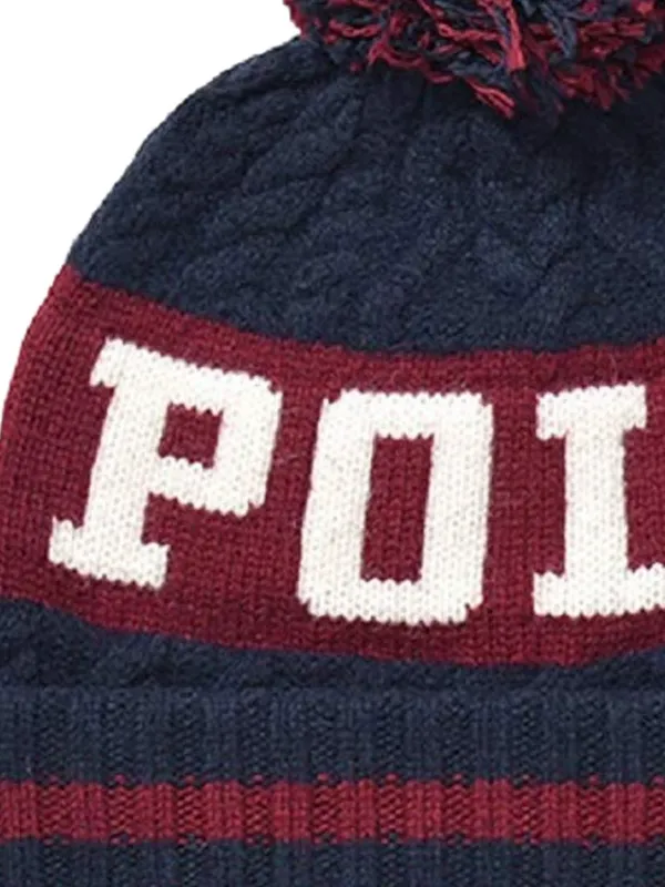 POLO RALPH LAUREN ポンポン ビーニー ニットキャップ Y2K 【公式通販】