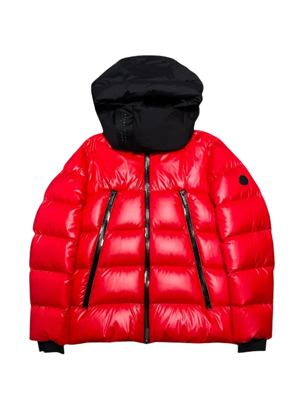 Moncler Zubair Hooded Zip Jacket | Red | FARFETCH