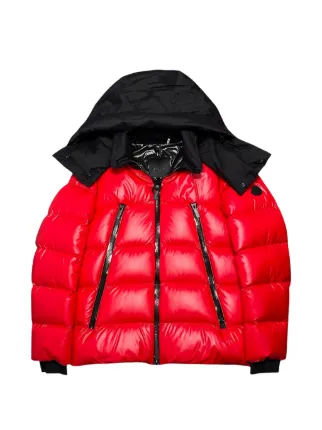 Moncler Zubair Hooded Zip Jacket | Red | FARFETCH