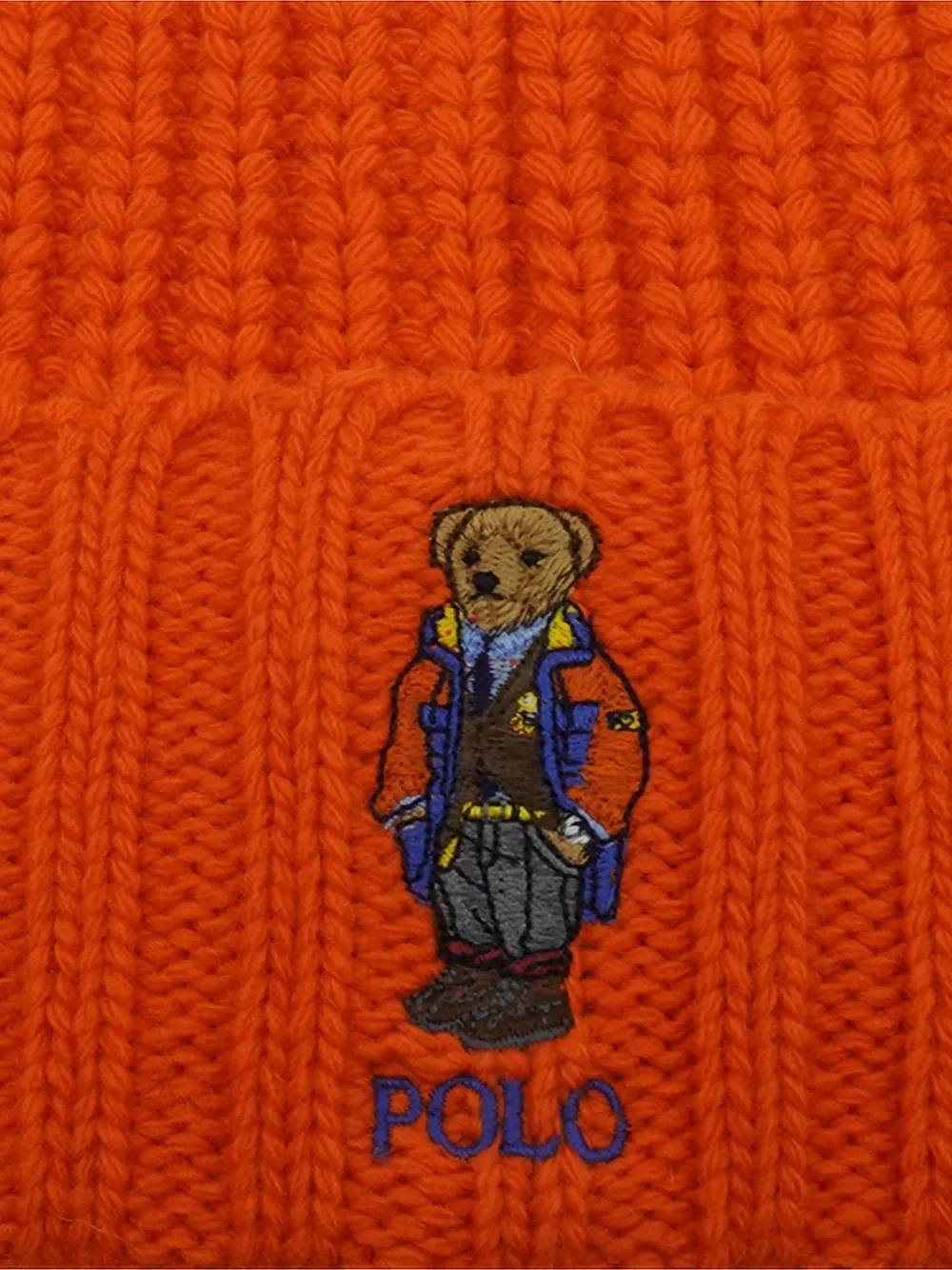 Polo Ralph Lauren Outdoor Polo Bear muts Oranje