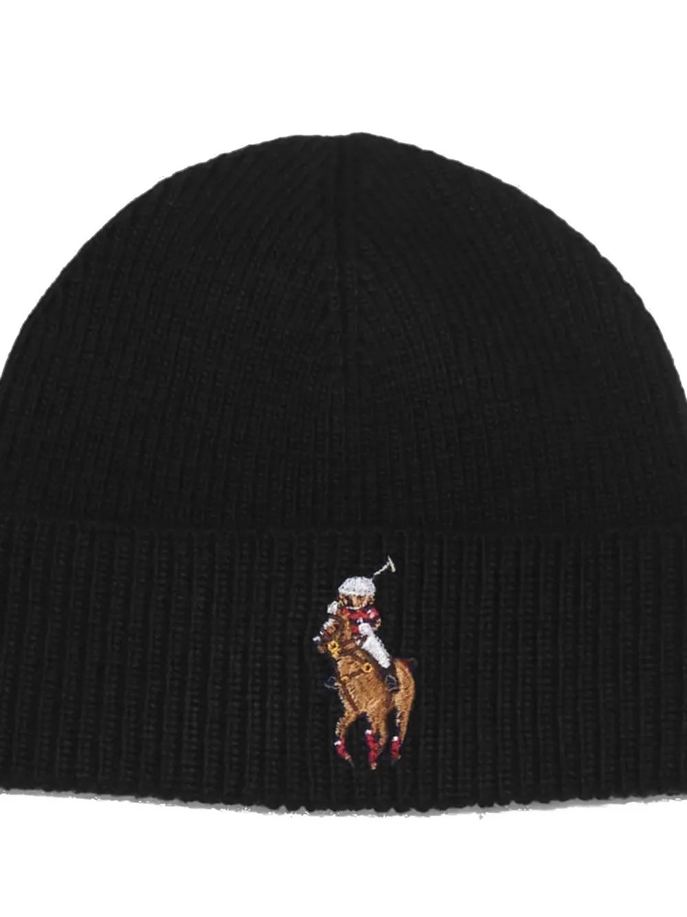Polo Ralph Lauren Riding Polo Bear muts Zwart