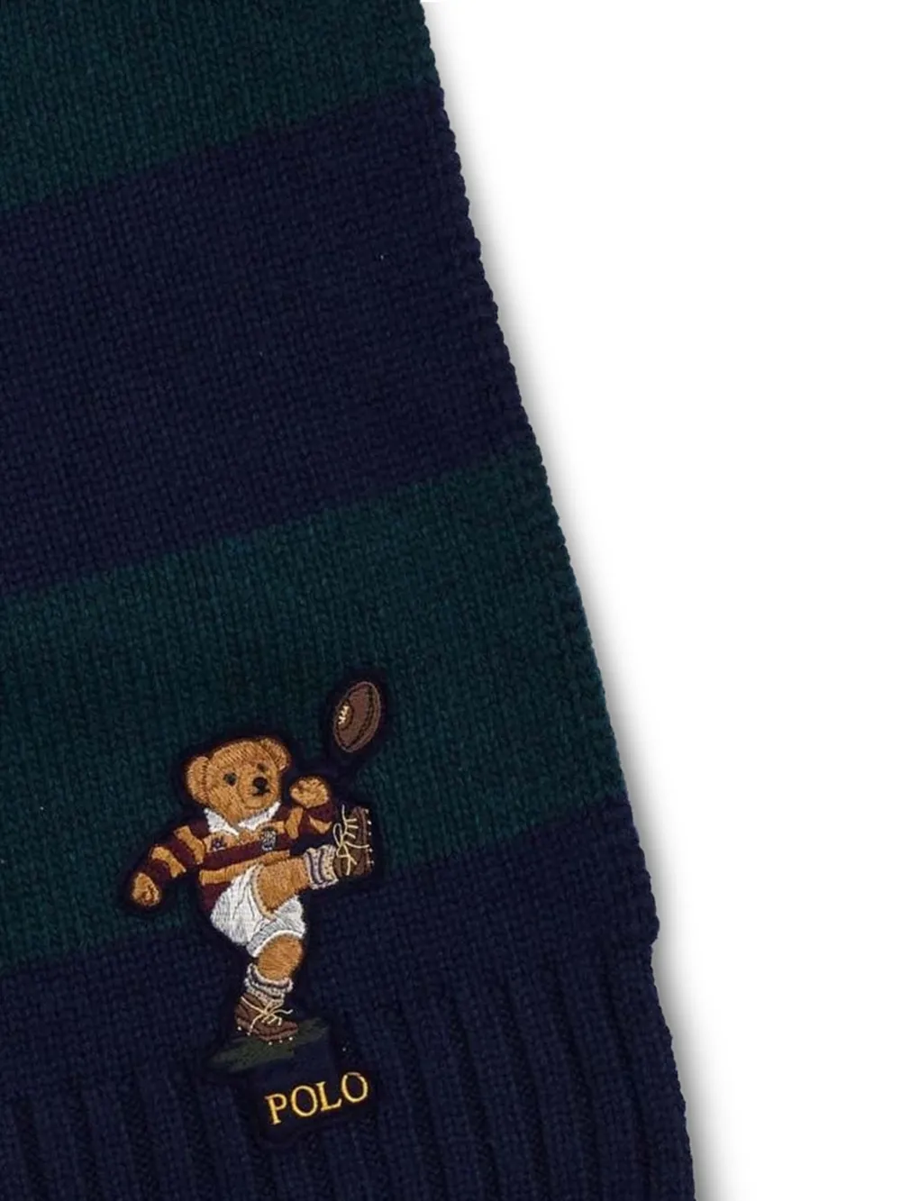 Polo Ralph Lauren Rugby Polo Bear sjaal met colourblocking Blauw