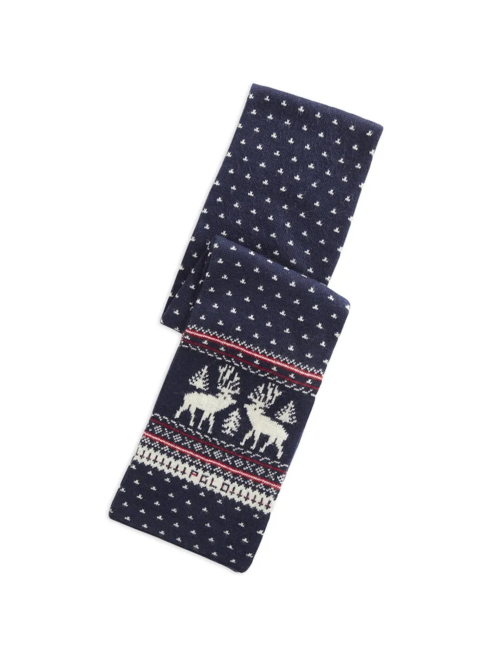 Polo Ralph Lauren Holiday Fair Isle Scarf - Blau